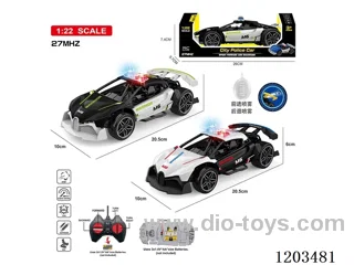1:22 4ch rc car with light/spray not included battery