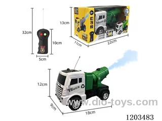 2ch rc car with light/spray not included battery