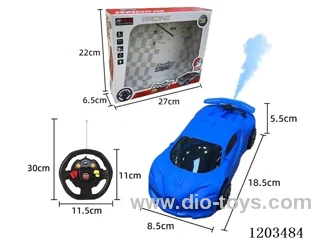1:24 2ch rc car with 3D light/spray not included battery