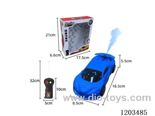 1:24 2ch rc car with 3D light/spray not included battery