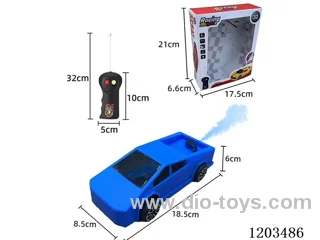 1:24 2ch rc car with 3D light/spray not included battery
