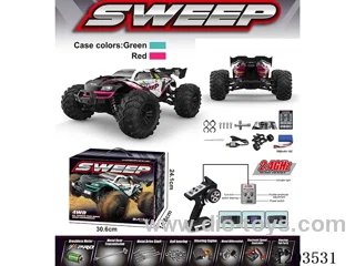 1/16 RC 4WD Bigfoot (coupe) brushless version w/LED headlights w/batteries included