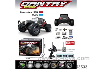 1/16 RC 4WD Off-Road (Jeep) Brushless w/LED Front Lights/Dome Lights/Batteries Included