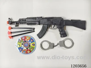 AK Solid Color Needle Gun with Handcuff Targets