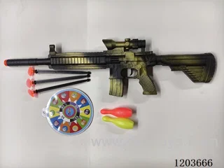 M416 Painted Pin Gun with Bowling Targets
