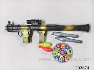 Painted Bazooka with Bowling Targets