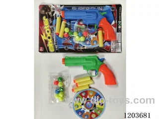 solid color EVA. ping pong gun with target