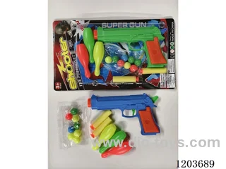 2Color Mixed EVA Table Tennis Gun with Bowling Ball