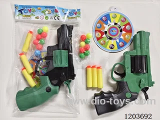 2 color mix EVA. ping pong gun with target