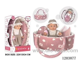 12-inch doll with handbag