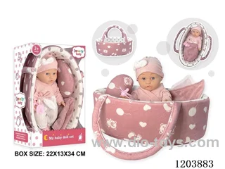 12-inch doll with handbag