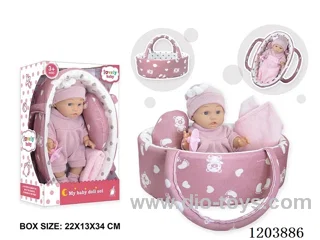 12-inch doll with handbag