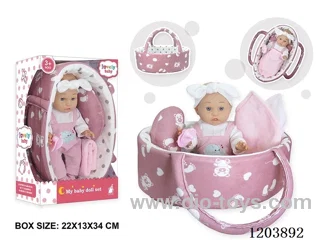 12-inch doll with handbag