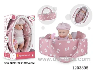 12-inch doll with handbag