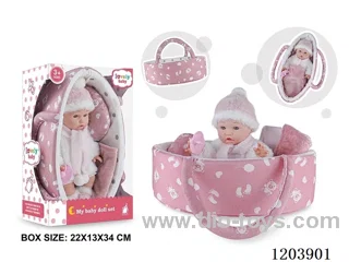 12-inch doll with handbag