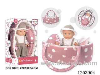 12-inch doll with handbag