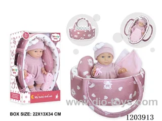 12-inch doll with handbag