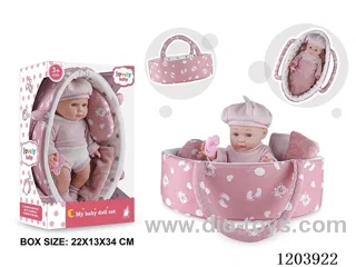 12-inch doll with handbag