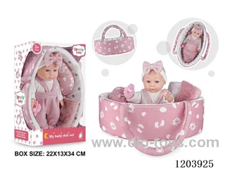 12-inch doll with handbag