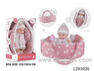 12-inch doll with handbag