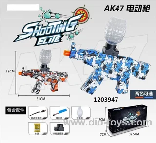 AK M416 Automatic Toy Gun Water Gun in color box