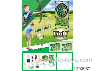Bow & Arrow Double Sided Golf Set with Stand