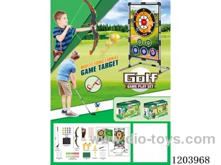 Bow & Arrow Double Sided Golf Set with Stand