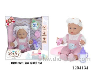 12 inch vinyl doll with accessories