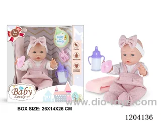 12 inch vinyl doll with accessories