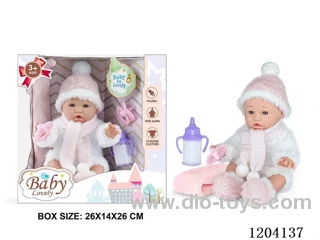12 inch vinyl doll with accessories