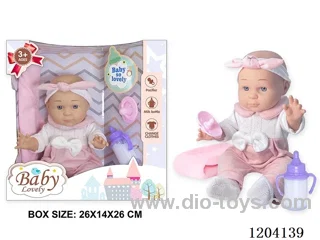 12 inch vinyl doll with accessories