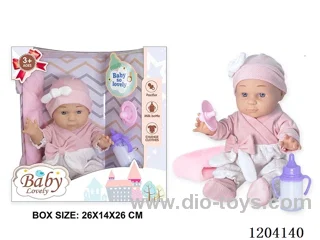 12 inch vinyl doll with accessories