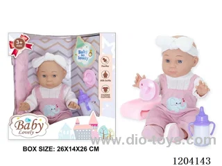 12 inch vinyl doll with accessories