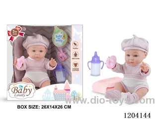 12 inch vinyl doll with accessories