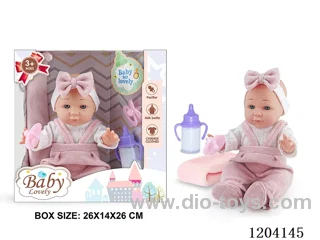 12 inch vinyl doll with accessories