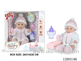 12 inch vinyl doll with accessories