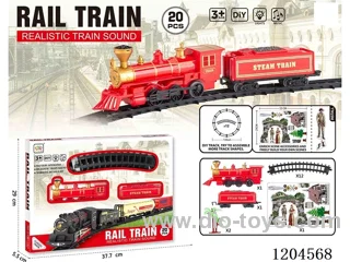 (GCC) Electric Light Music Track Train (battery not included)