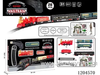 Electric light Music Track Train (battery not included)