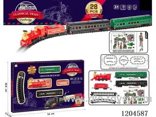 Electric light Music Track Train (battery not included)