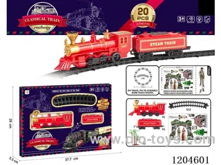 Electric light Music Track Train (battery not included)