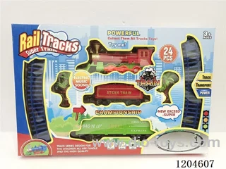 (GCC) Electric Light Music Track Train (battery not included)