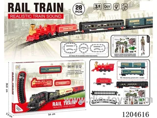(GCC) Electric Light Music Track Train (battery not included)