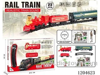 (GCC) Electric light music track train (included battery) Lithium battery with USB cable