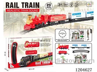 (GCC) Electric light music track train (included battery) Lithium battery with USB cable