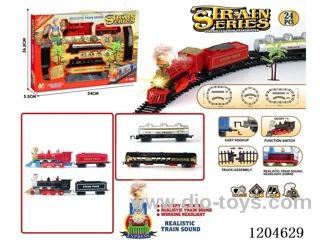(GCC) Electric Light Music Track Train (battery not included)