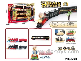 (GCC) Electric Light Music Track Train (battery not included)