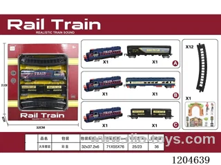 Electric light Music Track Train (battery not included)