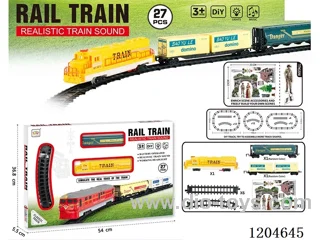 (GCC) (New) Electric Light Music Track Train (battery not included)