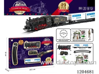 Electric light Music Track Train (battery not included)