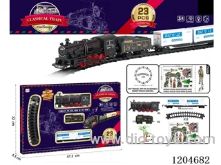 Electric light Music Track Train (battery not included)